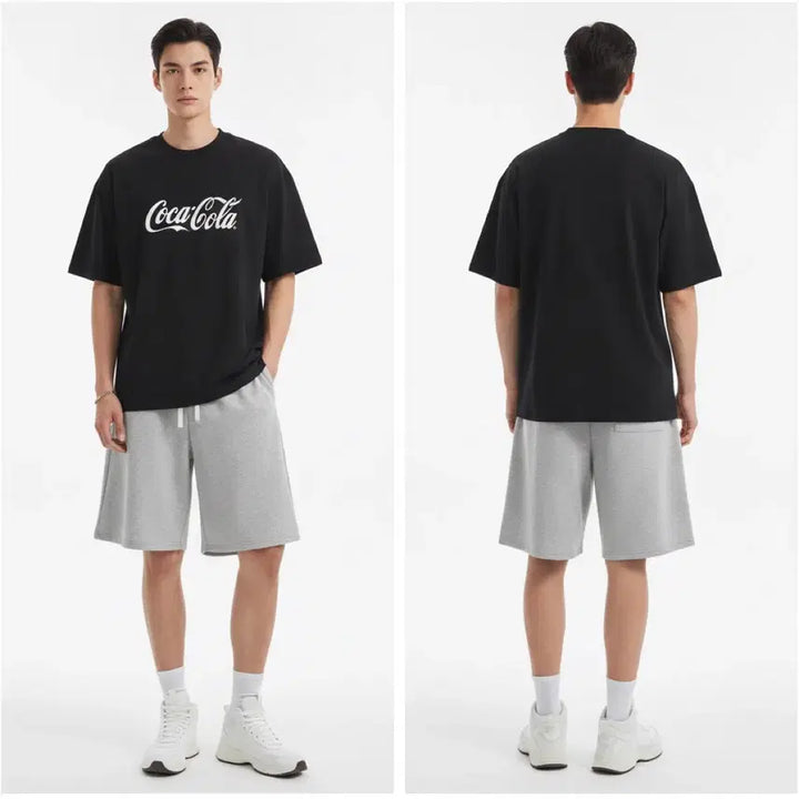 [BUNJANG] Coca-Cola Black Short-Sleeve T-Shirt / 코카콜라 반팔 티셔츠 블랙