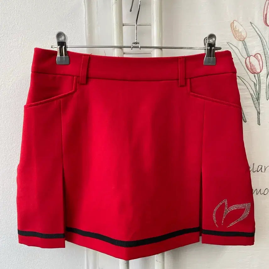 [BUNJANG] PARIGATES*MASTERBUNNY Cubic Golf Skirt / 파리게이츠*마스터바니 큐빅 골프 스커트