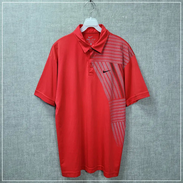 [BUNJANG] Nike Red Pattern T-Shirt Men&
