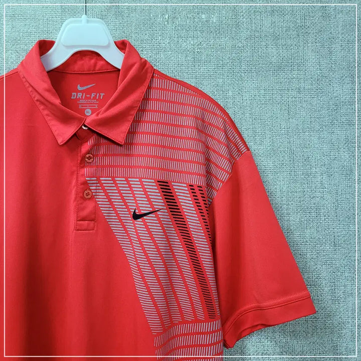 [BUNJANG] Nike Red Pattern T-Shirt Men&