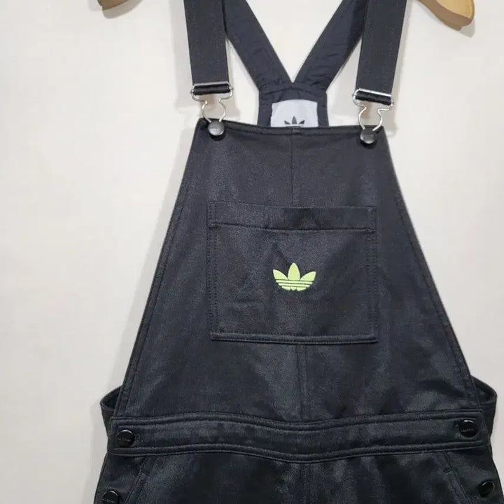 [BUNJANG] Adidas Overalls Skirt Black / 아디다스 오버클 멜빵 스커트