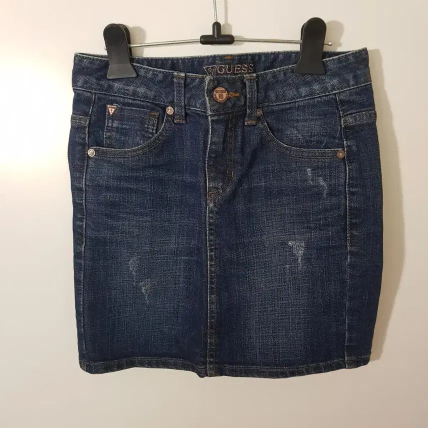 [BUNJANG] Guess Indigo Denim Skirt / 게스 수지 청치마