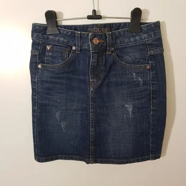 [BUNJANG] Guess Indigo Denim Skirt / 게스 수지 청치마