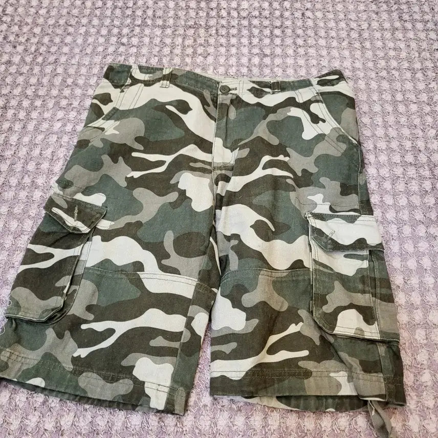 [BUNJANG] Military Cargo Shorts / 밀리터리 카고반바지