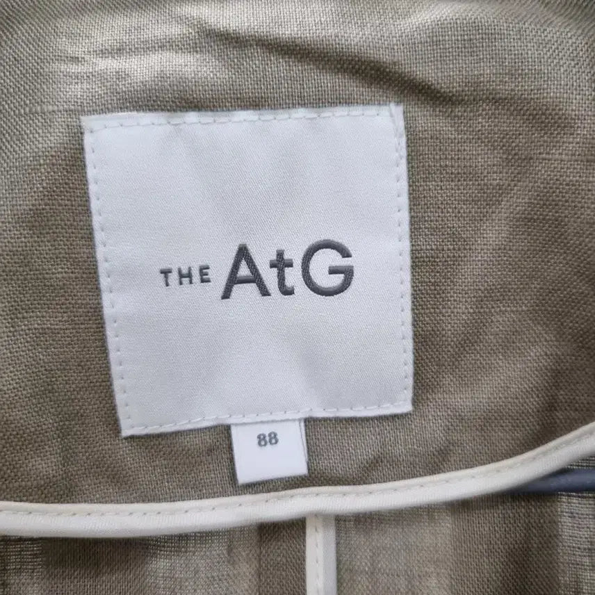 [SOLD OUT] AtG 더블 버튼 린넨 자켓 베이지