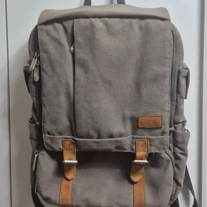 [BUNJANG] National Geographic Gray Backpack / 내셔널지오그래픽 백팩 그레이