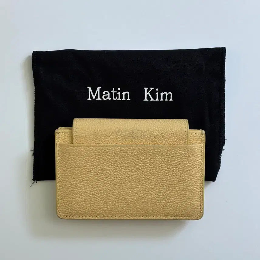 [SOLD OUT] 마뗑킴 아코디언 지갑 _ 연노랑