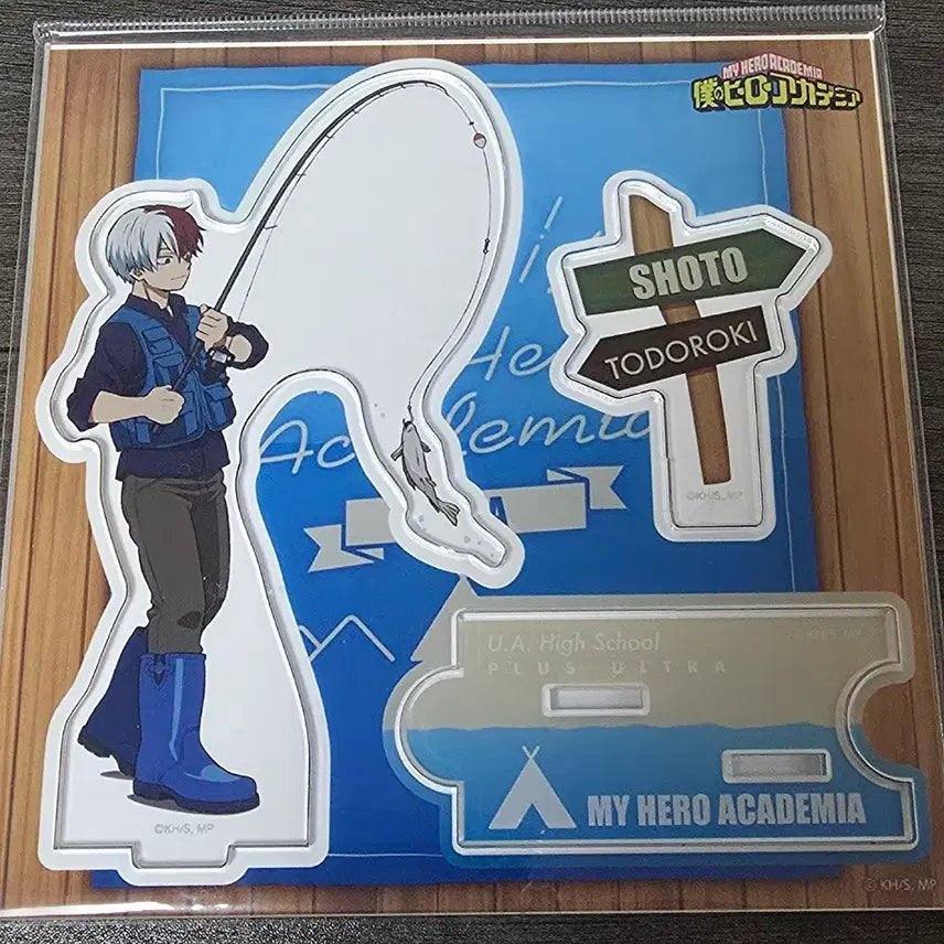 [BUNJANG] My Hero Academia Todoroki Shoto Fishing Acrylic Stand (Sealed) / (미개봉) 나히아 히로아카 토도로키 쇼토 낚시 캠핑 아크릴