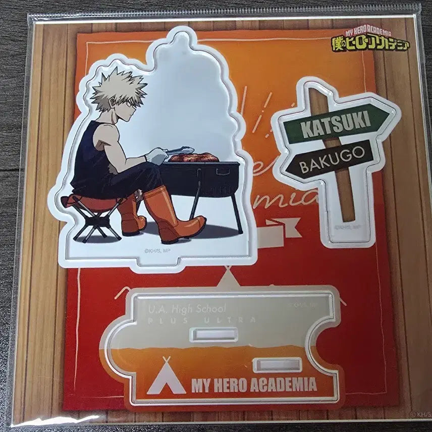 [BUNJANG] My Hero Academia Bakugo Katsuki Fishing Camping Acrylic Stand (Sealed) / (미개봉) 나히아 히로아카 바쿠고 카츠키 낚시 캠핑 아크릴
