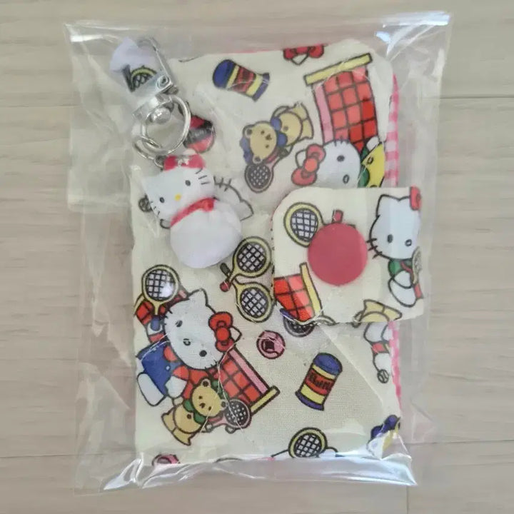 [BUNJANG] Kitty Tennis Concept Cardholder &amp; Keyring Set / 쟁잉님 카드지갑, 키링세트
