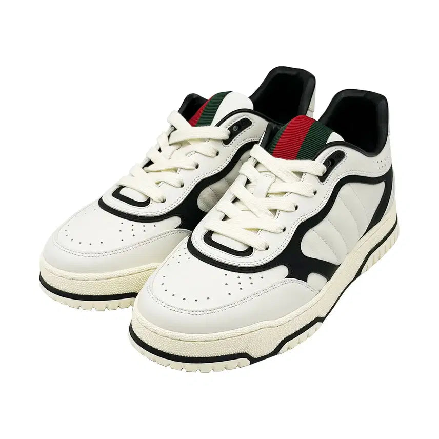 [BUNJANG] Gucci White Leather Web Sneakers / 구찌 Gucci 786186 화이트 레더 리웹 스니커즈 6