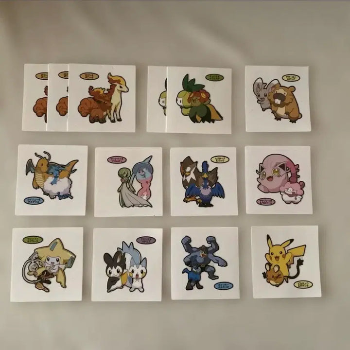 [BUNJANG] Pokemon Bread Stickers (Japanese Version) / 포켓몬빵 띠부실 일본버전