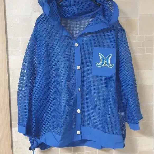 [SOLD OUT] 여성 파랑후드그물자켓(새옷)