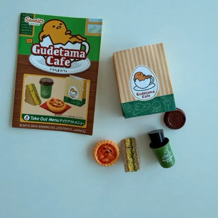 [BUNJANG] Re-Ment Sanrio Gudetama Cafe Miniature Set / [정품]리멘트 식완 산리오 구데타마 카페