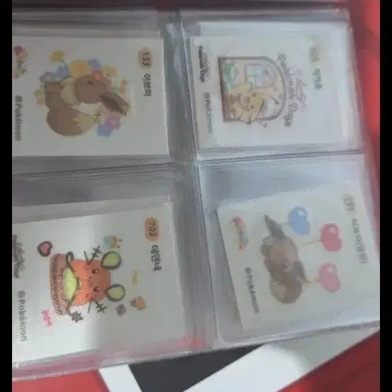 [BUNJANG] Pokemon Stickers Lovely 30-Piece Full Set / 포켓몬 띠부씰 러블리 30종 풀세트