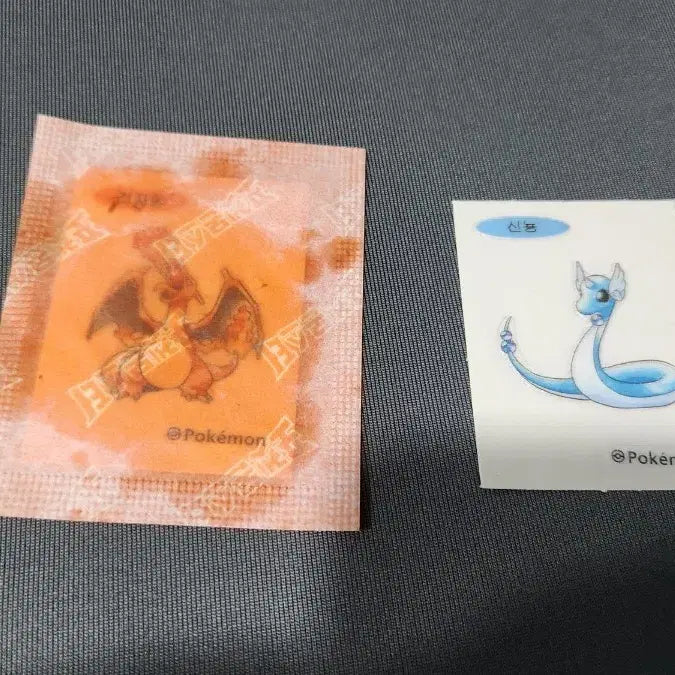 [BUNJANG] Pokemon 30th Anniversary Stickers (Charizard, Starmie) Bundle Set / 포켓몬스터 30주년 띠부씰 리자몽 신뇽 일괄