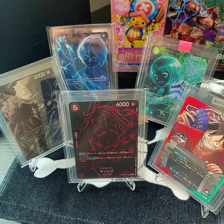 [BUNJANG] One Piece Card Game Japanese Version 12th Series SP Set (Yasopp, Tashigi, Kuzan, Rim) + Kuji Luffy Bundle / 원피스카드 12탄sp일판(야솝,타시기,쿠잔,리무) + 쿠지루피 일괄판매