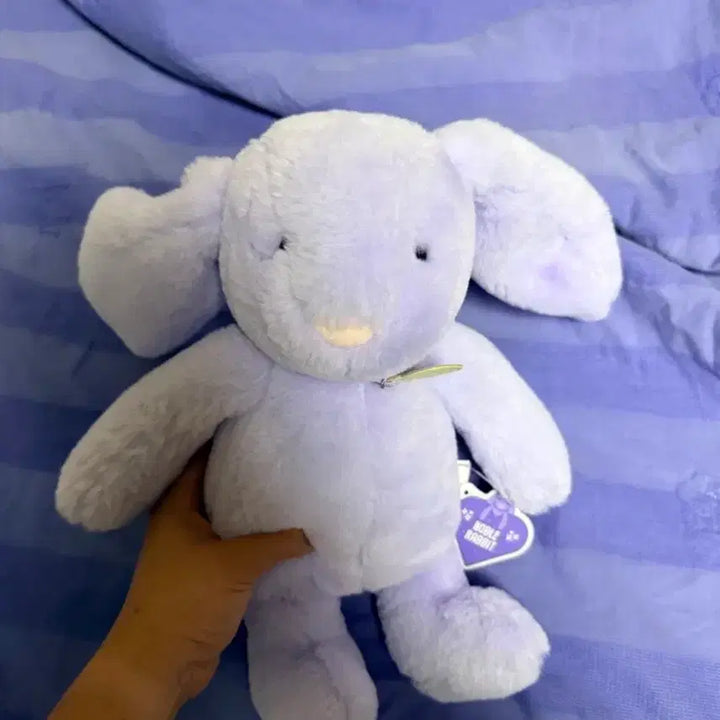 [BUNJANG] Nobel Rabbit Purple Rabbit Plush / 노블래빗 토끼인형  보라색