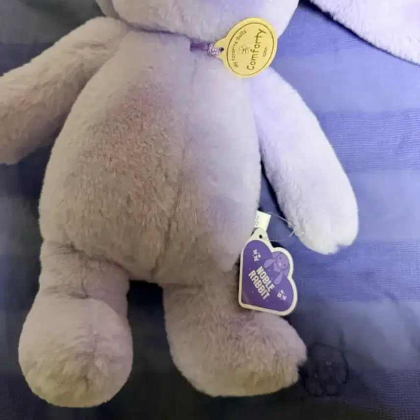 [BUNJANG] Nobel Rabbit Purple Rabbit Plush / 노블래빗 토끼인형  보라색
