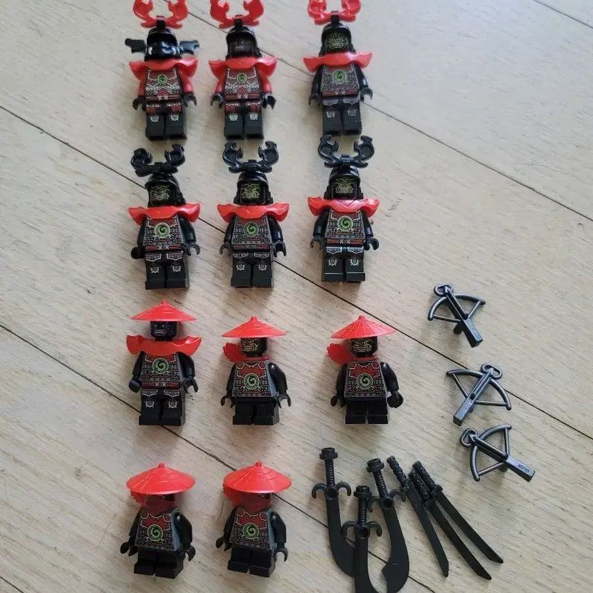 [BUNJANG] LEGO Ninjago Stone Army Warriors Soldier Bundle Set / 레고 정품 닌자고 스톤아미 워리오 병사 11개 일괄