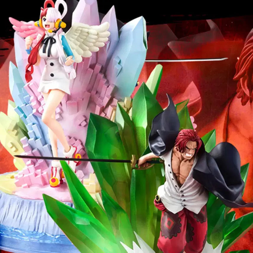 [BUNJANG] ArtsZero Shanks &amp; Uta One Piece Film Red Figure Bundle / [노박스] 아츠제로 샹크스, 우타 원피스 필름레드 극장판 피규어 피겨아츠