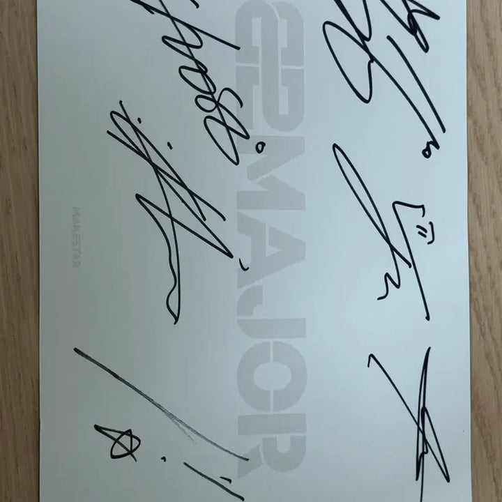 [BUNJANG] ETUME Signed Autograph 82major / 에투메 싸인 친필 사인지 82major