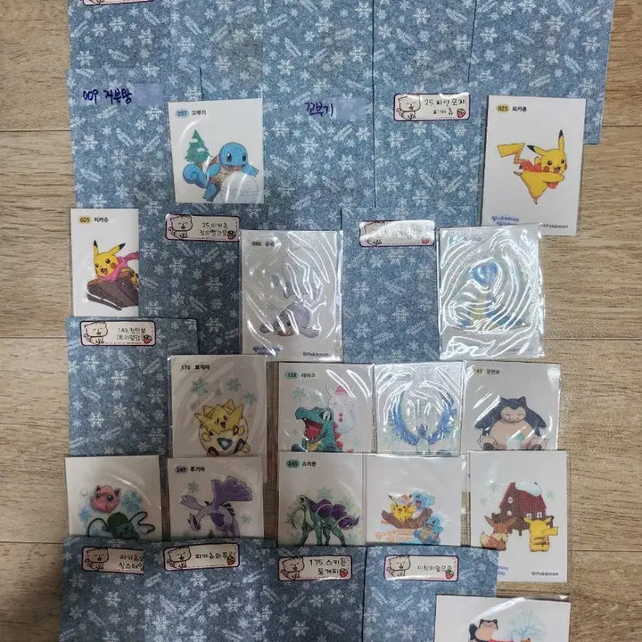 [BUNJANG] Pokemon Limited Edition 30-Piece Sticker Set / 포켓몬 한정판30종 호빵띠부씰