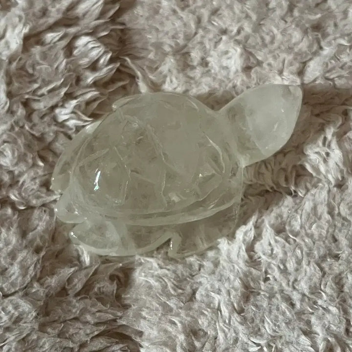 [BUNJANG] Natural Citrine Quartz Turtle Carving / 천연원석 시트린 쿼츠 거북 카빙 원석 거북이 레몬 황수정 천연석 크리스탈