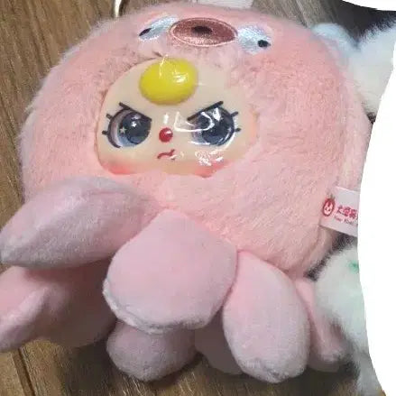 [BUNJANG] Baby Three Marine Secret Octopus Plush Keyring / 베이비쓰리 해양 시크릿 문어 인형키링 새상품