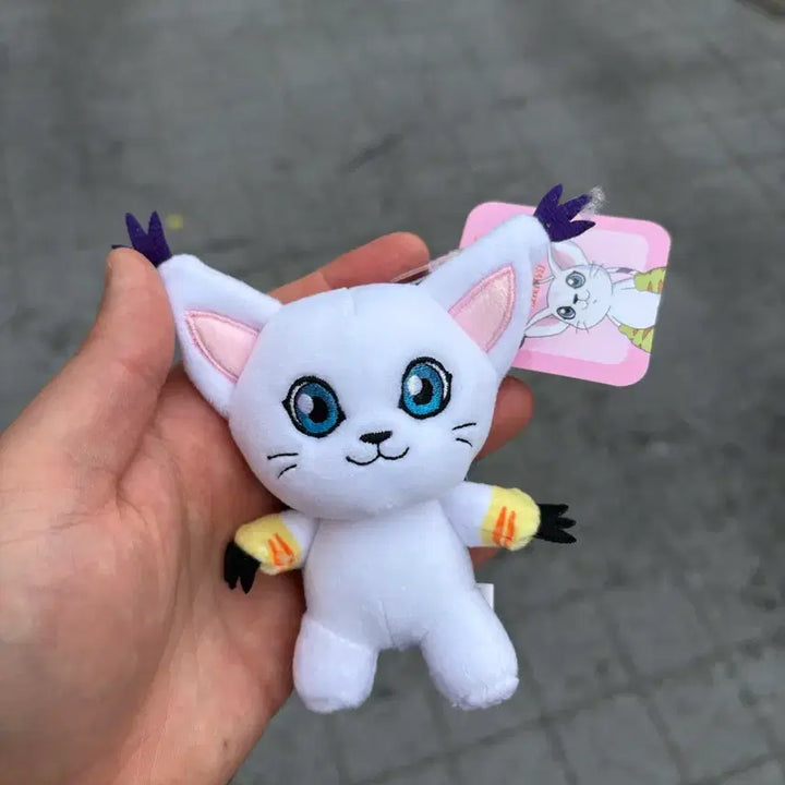 [BUNJANG] Digimon Gatomon Plush Charm New / 디지몬 가트몬 인형 누이 키링 새상품