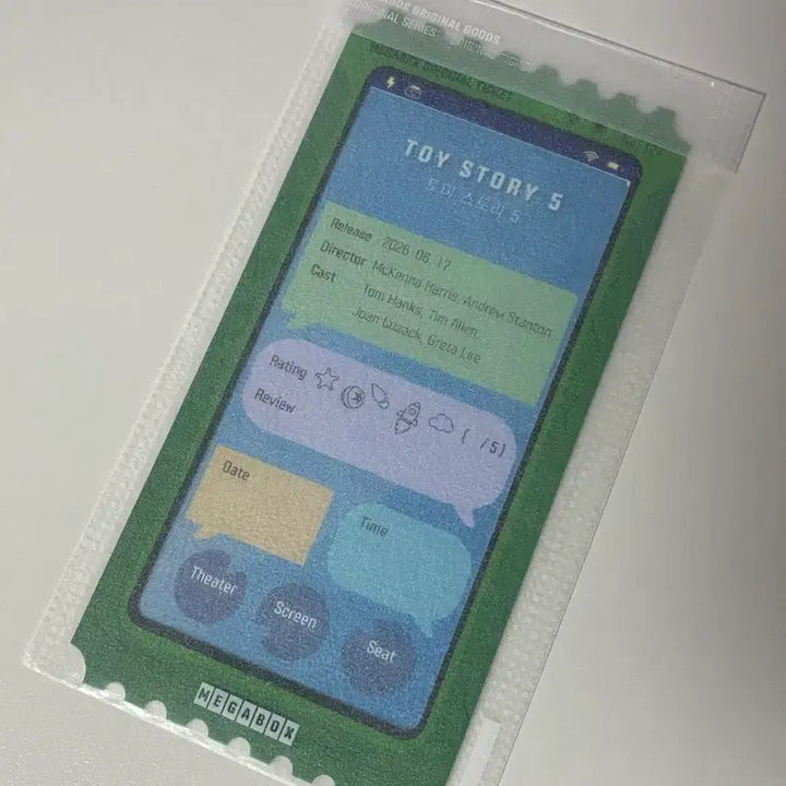 [BUNJANG] Toy Story 5 Original Ticket (Sealed) / (미개봉) 토이스토리5 오리지널 티켓