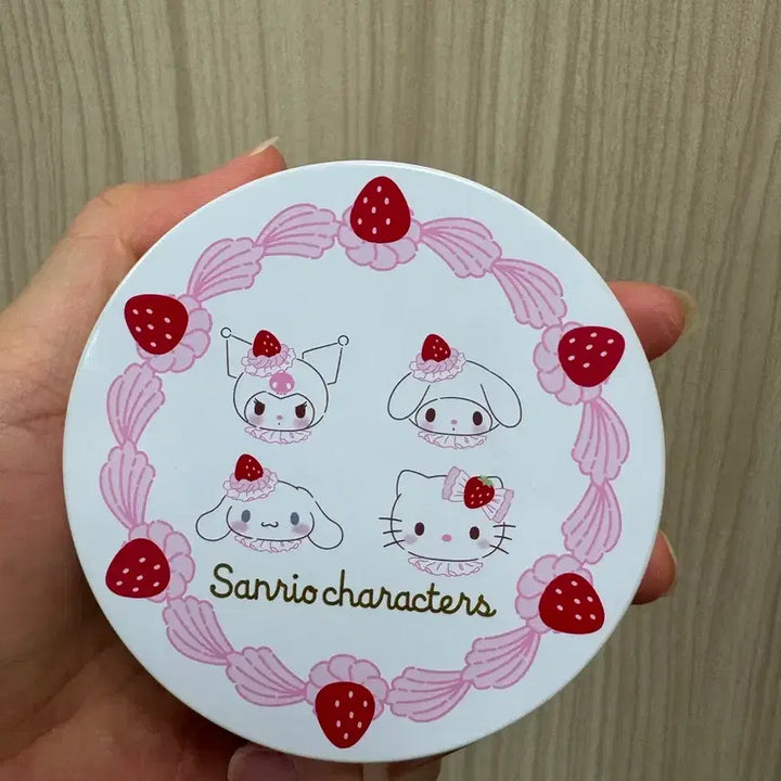 [BUNJANG] Sanrio Hello Kitty Shortcake Tin Case Sticker Set / 일본정품 산리오  헬로키티 쇼트케이크 틴케 스티커 세트