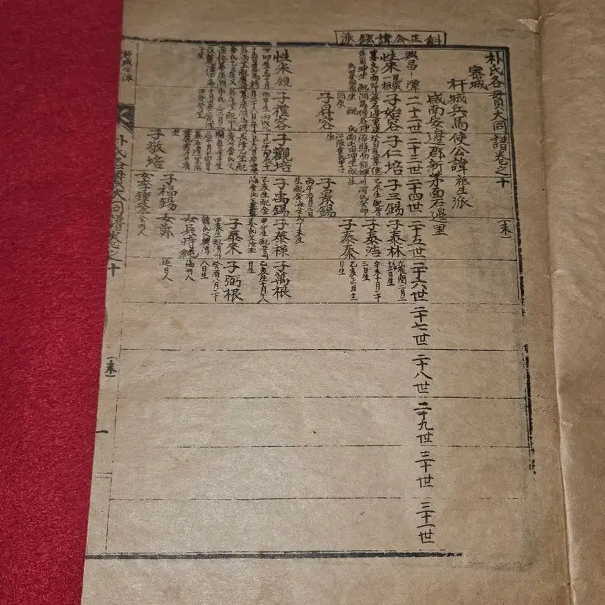 [BUNJANG] Joseon Dynasty "Bakssigakgwandaedongbo" Genealogy (Vol. 10) - Scholar&