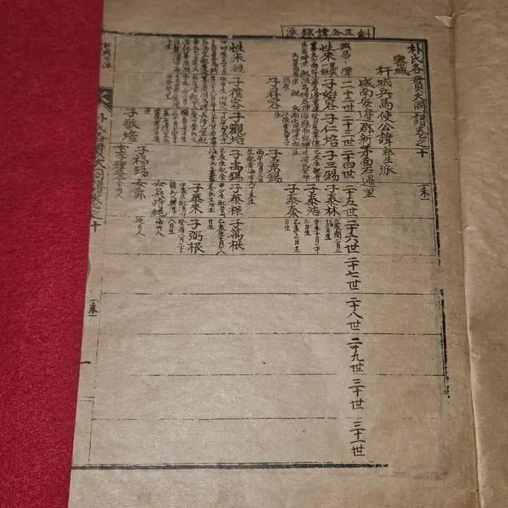 [BUNJANG] Joseon Dynasty "Bakssigakgwandaedongbo" Genealogy (Vol. 10) - Scholar&
