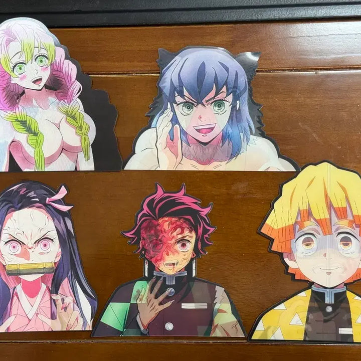 [BUNJANG] Demon Slayer 3D Lenticular Stickers / 3D 렌티큘러 입체 귀멸의칼날 스티커