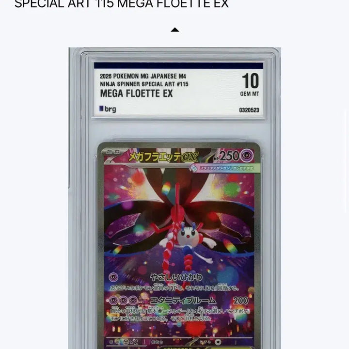 [BUNJANG] Pokemon Card Mega Flamethrower BRG10 / 포켓몬 카드 메가 플라엣테 brg10