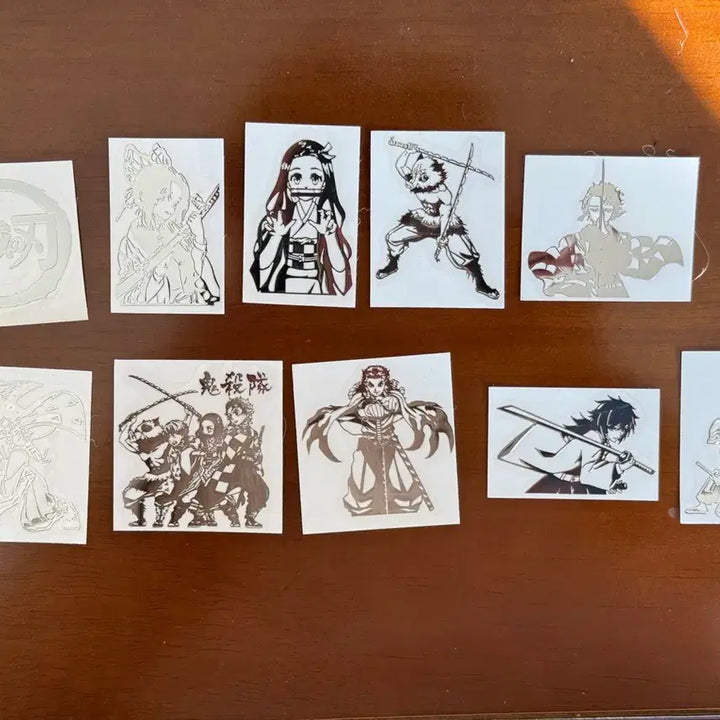 [BUNJANG] Demon Slayer Metal Sticker Bundle / 귀멸의칼날 메탈 스티커 일관판매