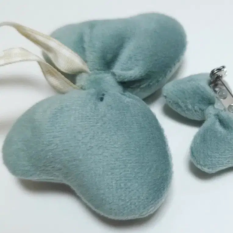 [BUNJANG] Handmade Doll Ribbon Set (Red &amp; Green) / 솜인형 수제 리본 레드 그린 일괄