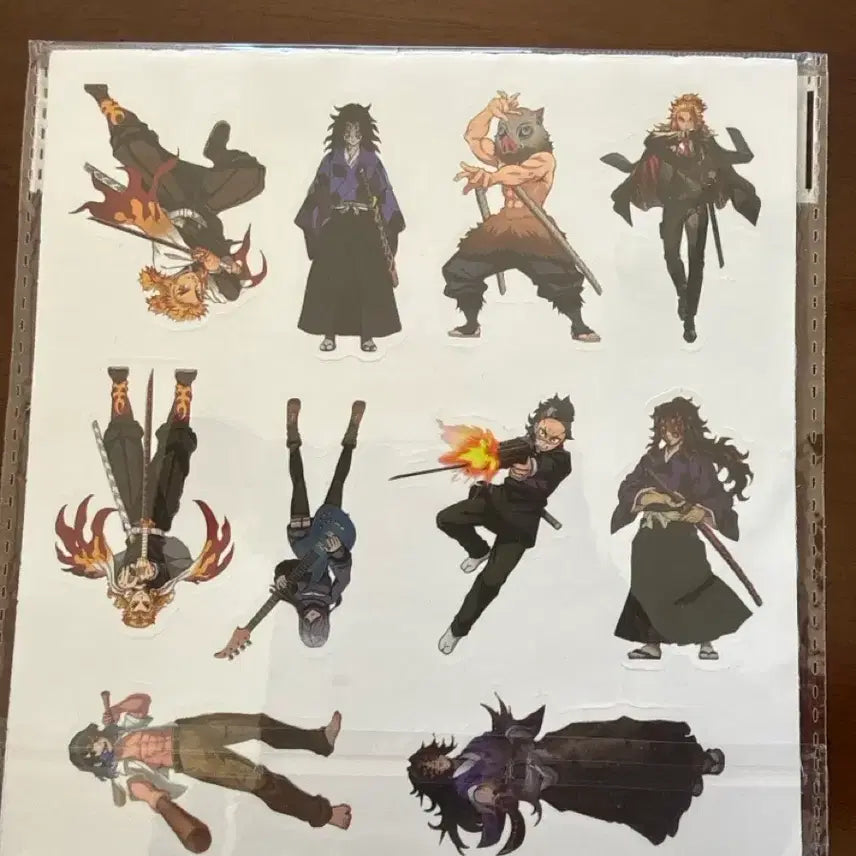 [BUNJANG] Demon Slayer Character Illustration Stickers (60 pcs) / 귀멸의 칼날 캐릭터 일러스트 스티커: 고화질 캐릭터 스티커 60장