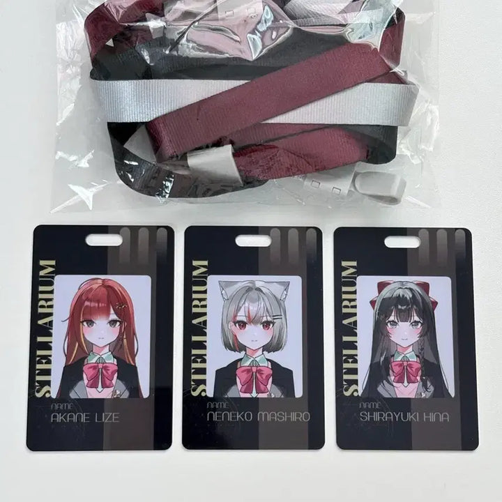 [BUNJANG] Lize Mashiro Hinata ID Card Bundle / 스텔라이브 리제 마시로 히나 사원증 일괄