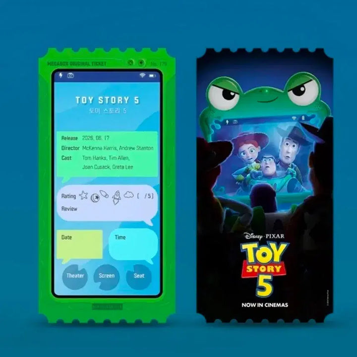 [BUNJANG] Toy Story 5 Megabox Original Ticket / 토이 스토리 5 메가박스 오리지널 티켓