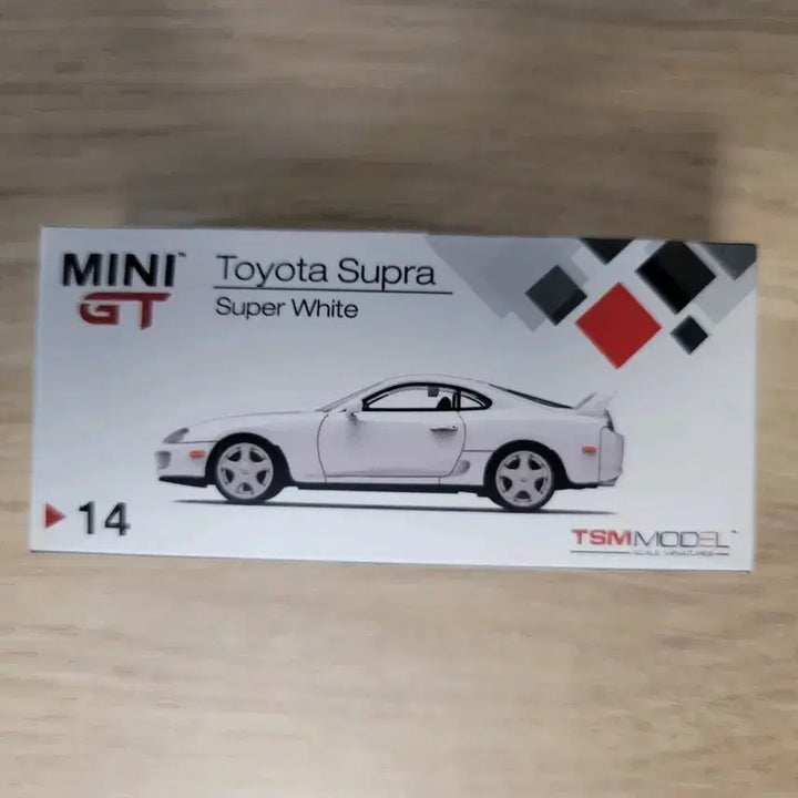 [BUNJANG] Minini GT 14 Toyota Supra White / 미니지티 14 토요타 수프라 화이트
