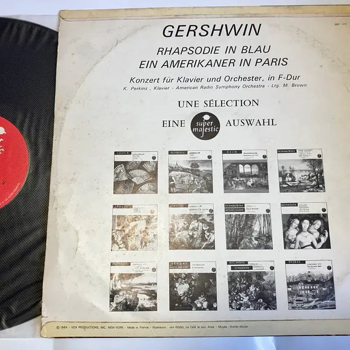 [BUNJANG] George Gershwin Rhapsody in Blue LP Record / 모노반) 거슈윈 - 랩소디 인 블루 LP
