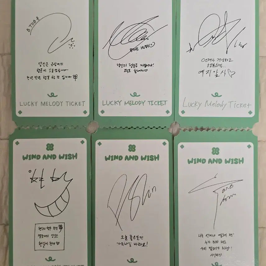 [BUNJANG] BTOB My Melody Lucky Ticket Set / 비투비 나의바람 팝업 md 럭키티켓세트