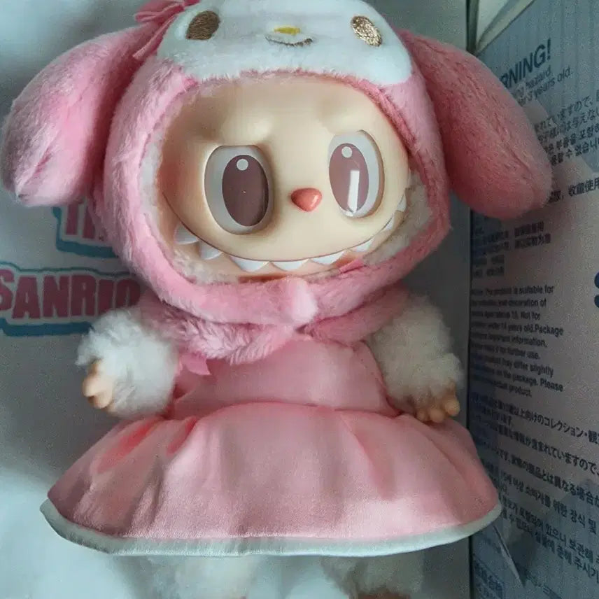 [BUNJANG] Pop Mart Labubu x Sanrio Series My Melody (Opened, New) / 팝마트 라부부 x 산리오 시리즈 마이멜로디  (단순개봉 새제품)