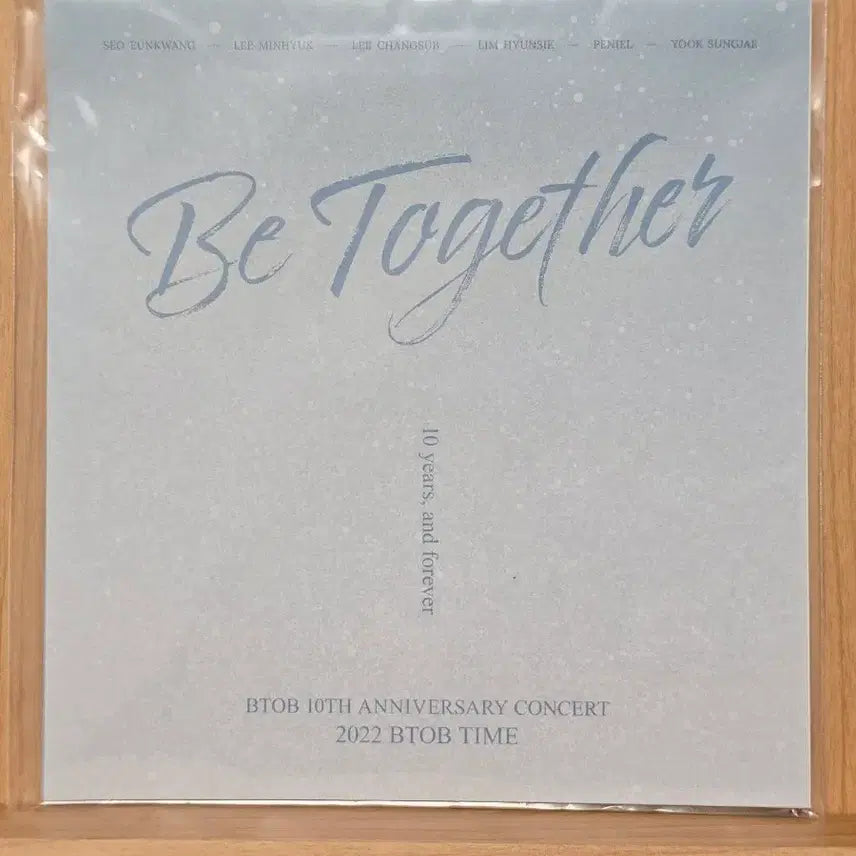 [BUNJANG] BTOB 10th Anniversary Concert Message Pop-up Card / 비투비 10주년콘서트 md 메세지 팝업 카드