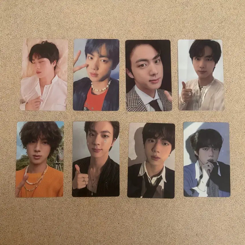 [BUNJANG] BTS Jin Official Photocard Bundle Set / (일괄) 방탄소년단 진 공식 포토카드 BTS JIN PHOTOCARD