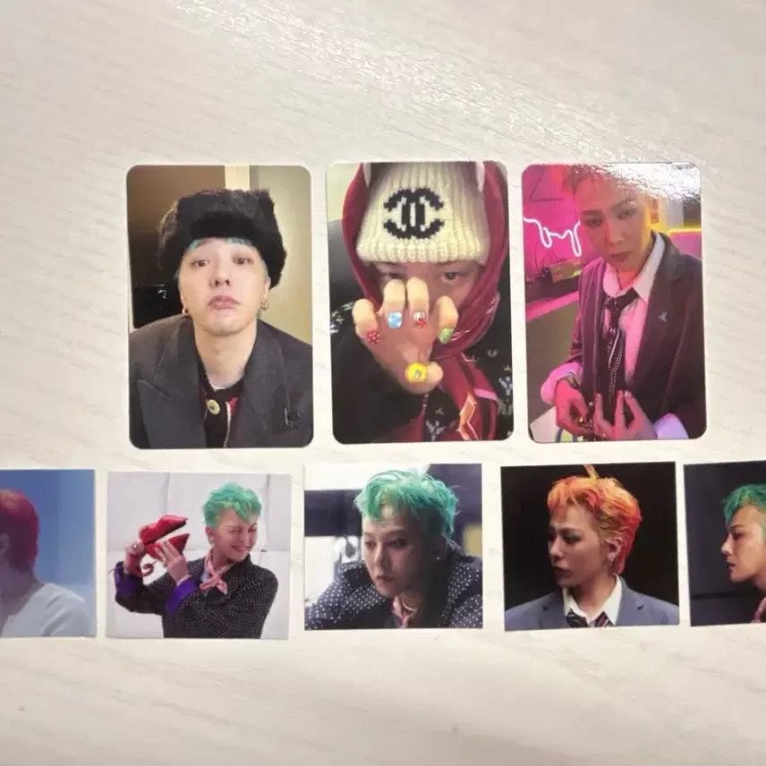 [BUNJANG] G-Dragon Bundle Set Photocard / 지드래곤 포토카드 8장 일괄