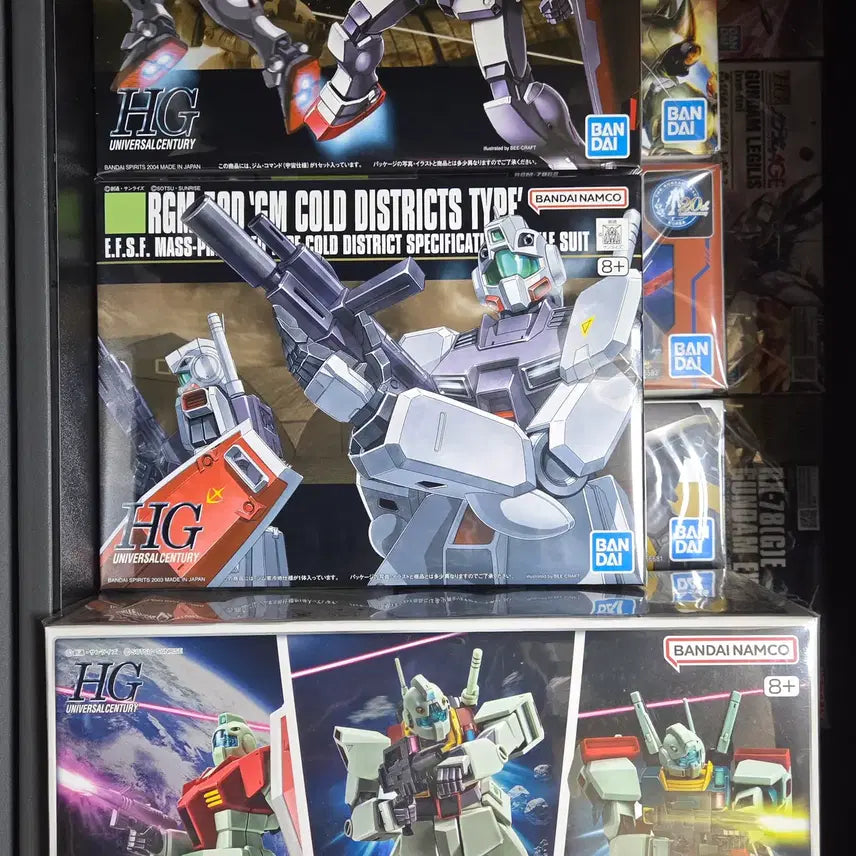 [BUNJANG] HG GINN 1, 2, 3 Bundle Set (Space Type, Cold District Type) / HG 짐 1,2,3 합본, 짐 커맨드 우주형, 짐 한랭지형 3종 일괄판매