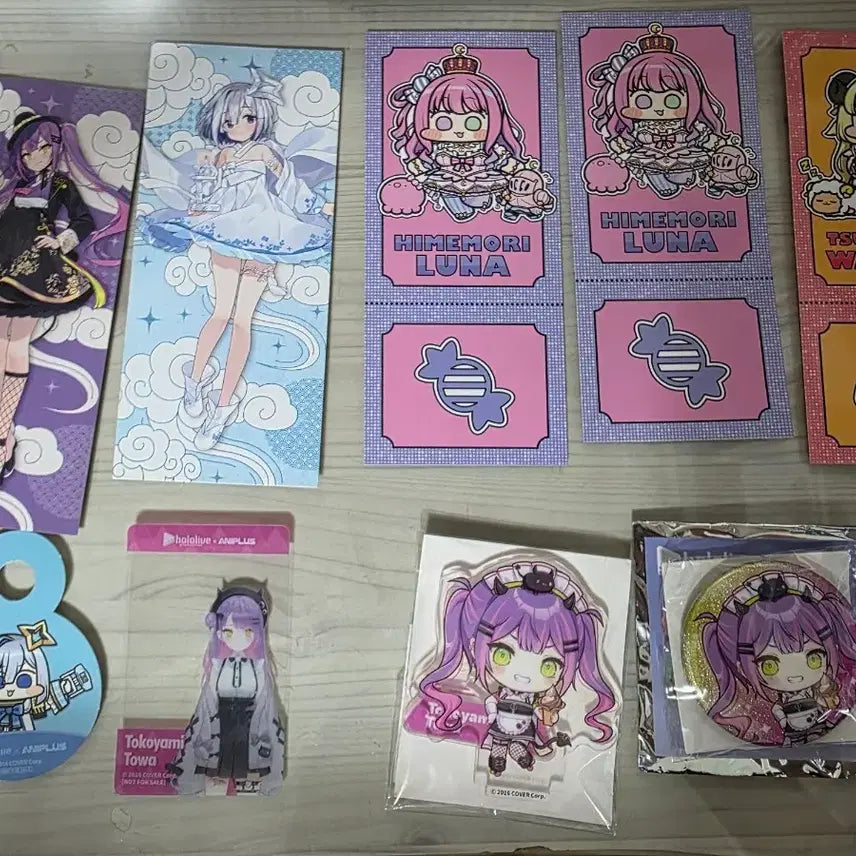 [BUNJANG] Hololive 4th Generation Aniplex Collaboration Goods Bundle Set / 홀로라이브 4기생 애니플러스 콜라보 굿즈 일괄